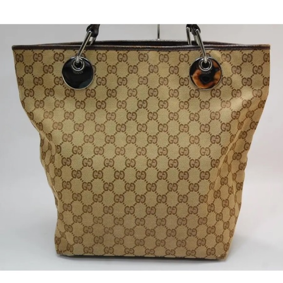 EXCELLENT CONDITION! Authentic Gucci Abbey Eclipse Shoulder Bag Handbag Purse - Picture 3 of 14